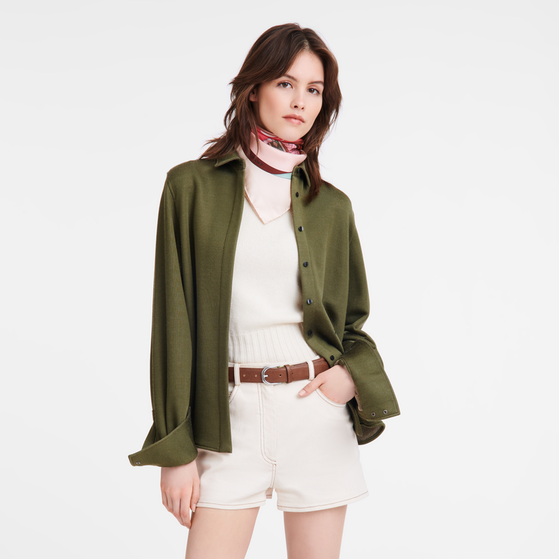 Longchamp Le Pliage Cinturón de mujer Cuero - Coñac Outlet