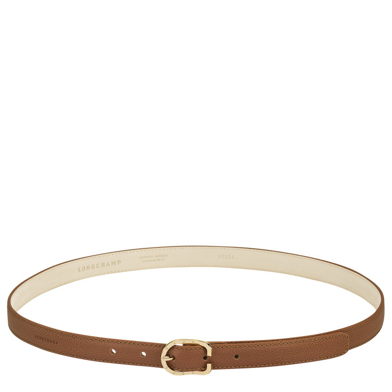 Longchamp Le Foulonné Cinturón de mujer Cuero - Caramelo