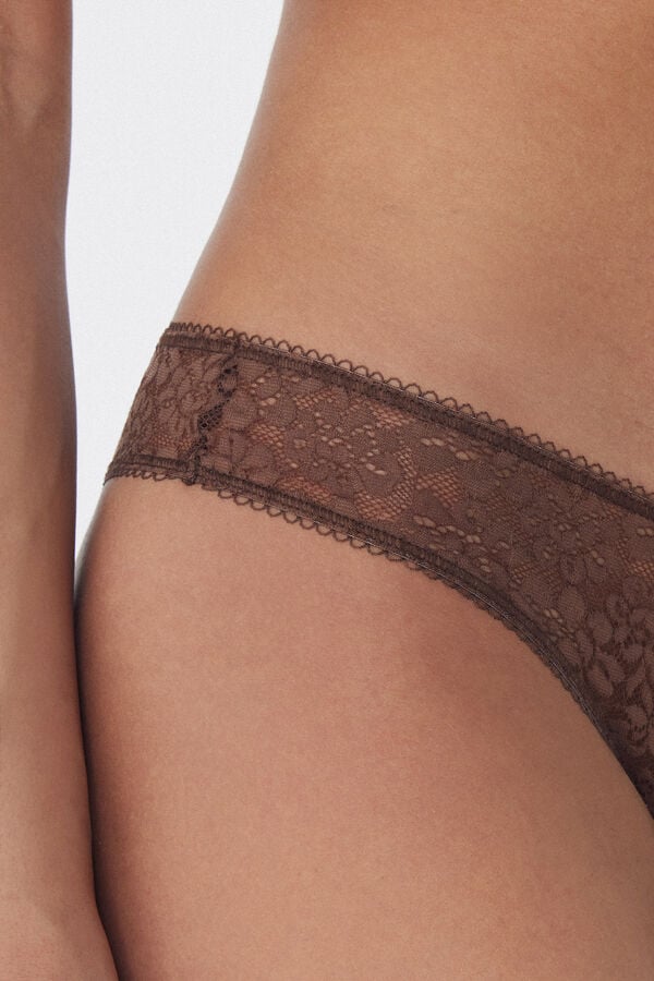 Tezenis Braguita Brasileña de Encaje Reciclado En oferta