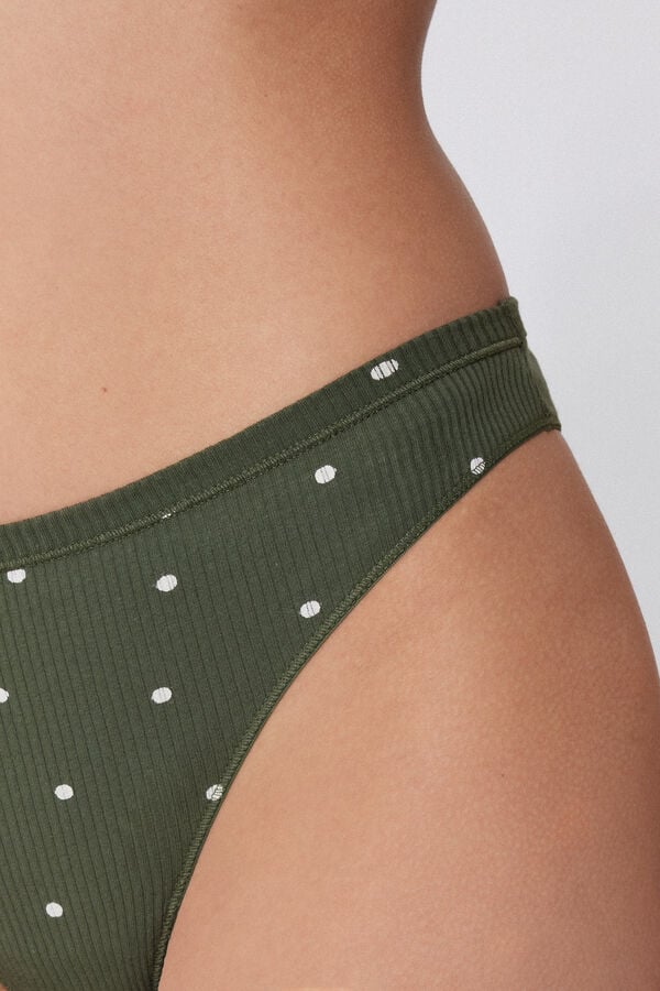 Tezenis Braguita Brasileña Algodón Comfy Rib Limitado a 3 días