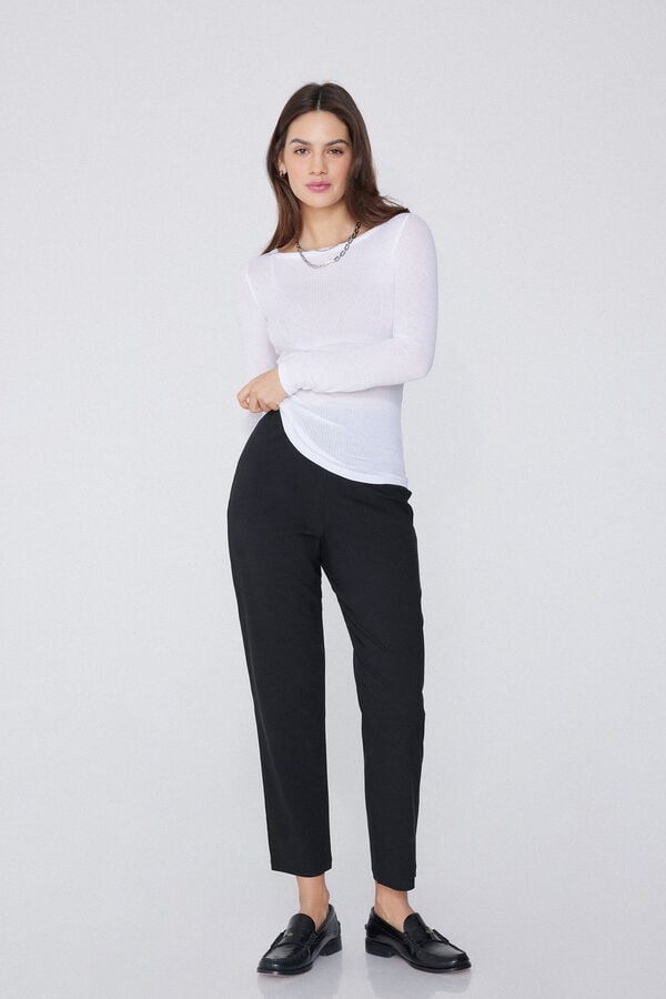 Tezenis Pantalones Largos Tela Pitillo Última moda