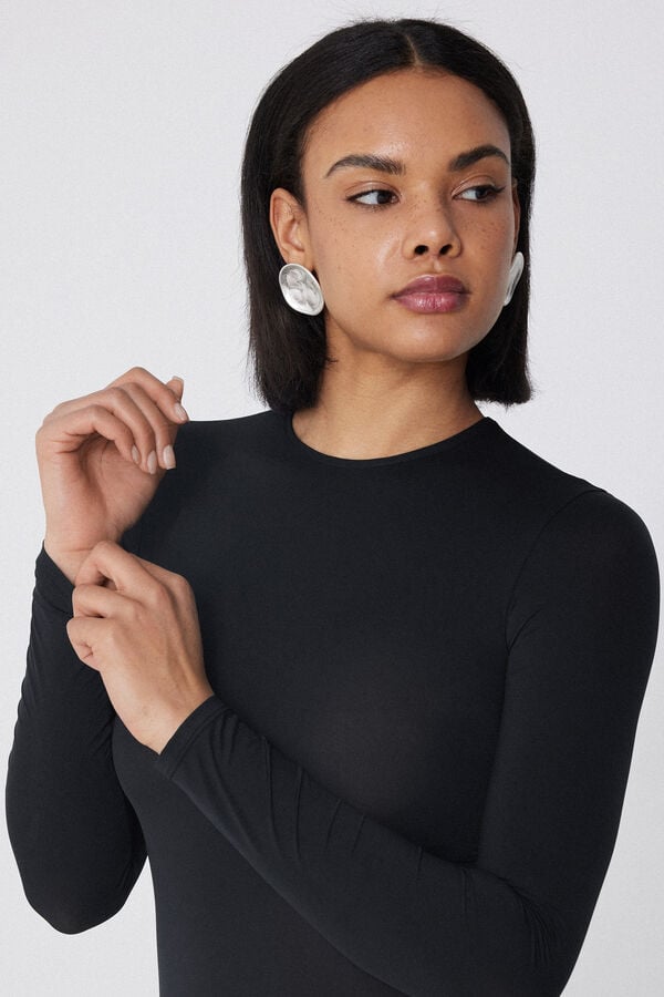 Tezenis Body Manga Larga Microfibra Ligera Ofertas especiales