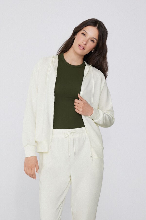 Tezenis Sudadera de Viscosa Suave con Cremallera y Capucha En línea