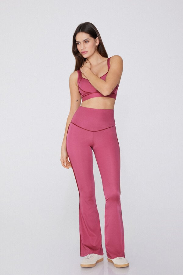 Tezenis Leggings Flare Microfibra con Ribete Rebajas baratas