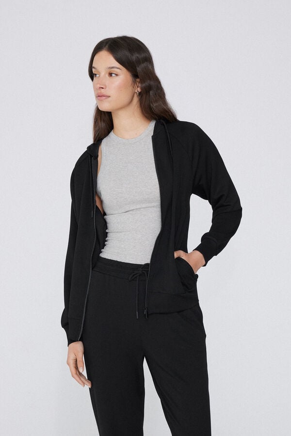 Tezenis Sudadera de Viscosa Suave con Cremallera y Capucha Los más vendidos