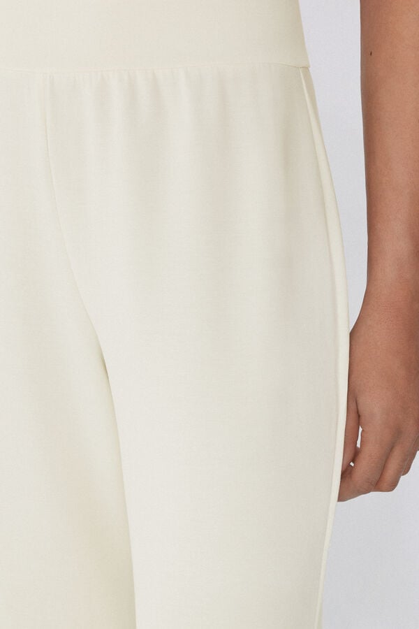 Tezenis Pantalones Largos Palazzo de Viscosa Suave Descuento