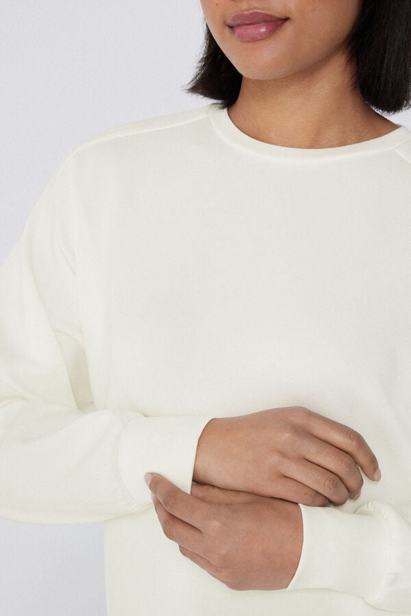Tezenis Sudadera de Viscosa Suave con Cuello Redondo Tienda