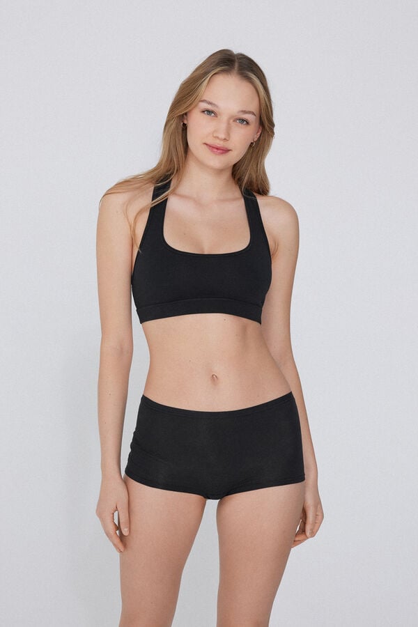 Tezenis Sujetador Brasier Escote Americano Algodón Elástico Liquidación