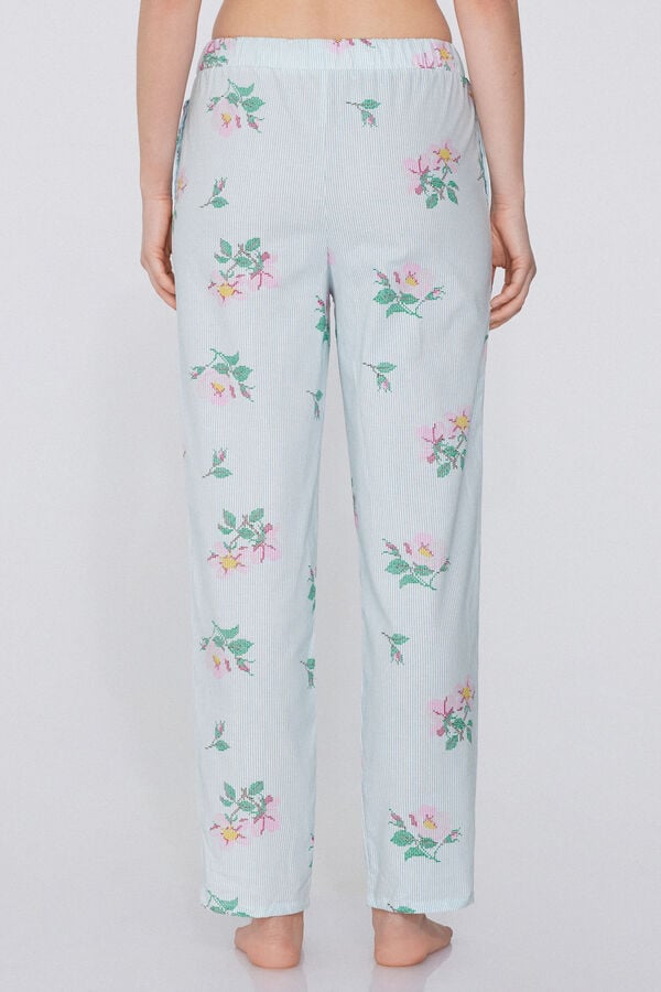 Tezenis Pantalón Largo de Tela de Algodón con Cordón Promoción trimestral