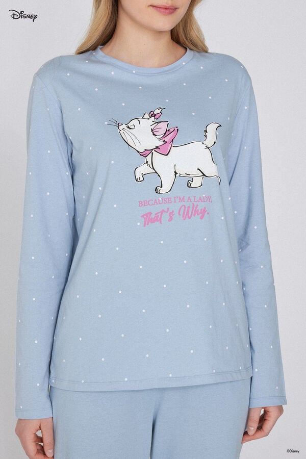 Tezenis Pijama Largo de Algodón con Estampado Disney Aristogatos Liquidación