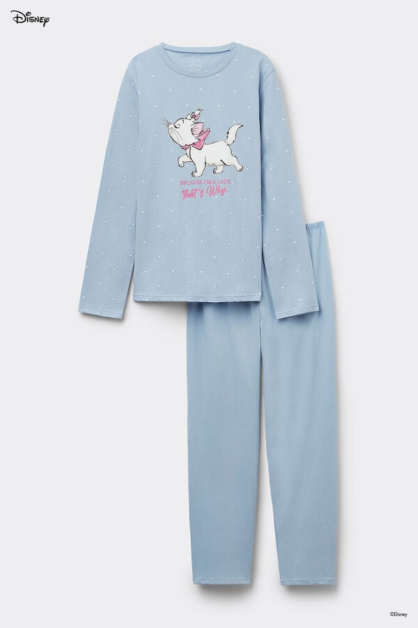 Tezenis Pijama Largo de Algodón con Estampado Disney Aristogatos Liquidación