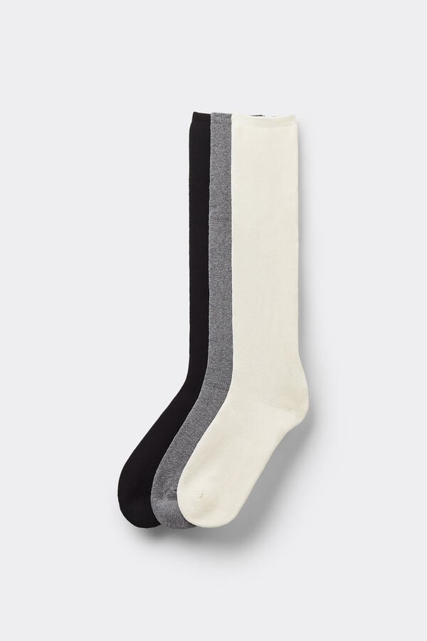 Tezenis 3 Pares Calcetines Largos Algodón Término Mujer Ofertas de temporada