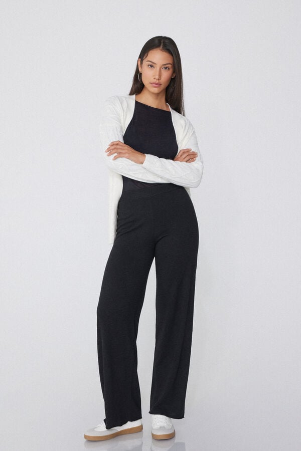 Tezenis Pantalón Palazzo Grueso con Lana Ofertas