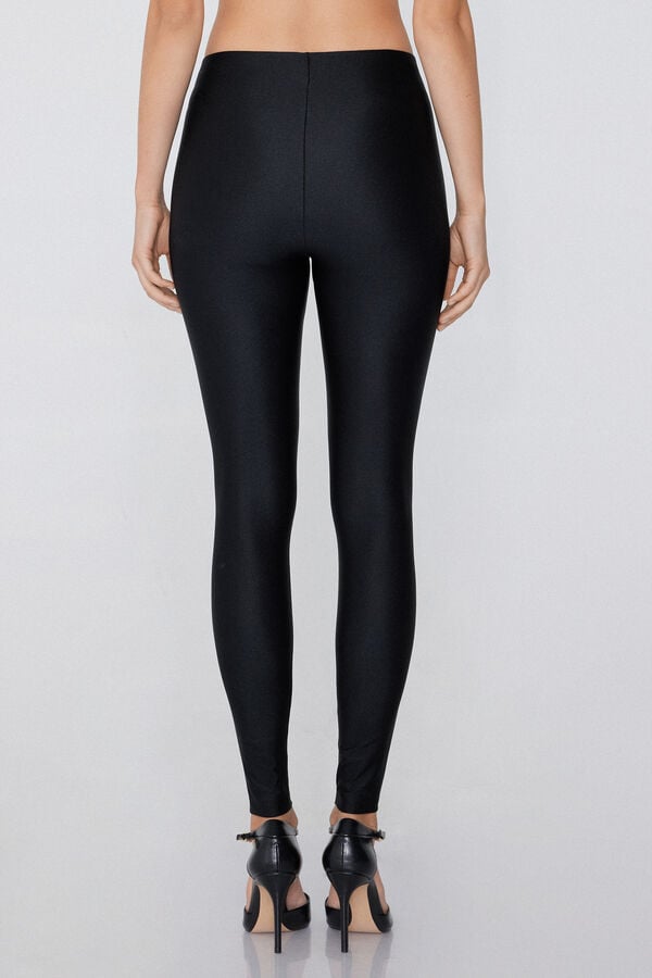 Tezenis Leggings de Microfibra Brillante Descuentos del mes