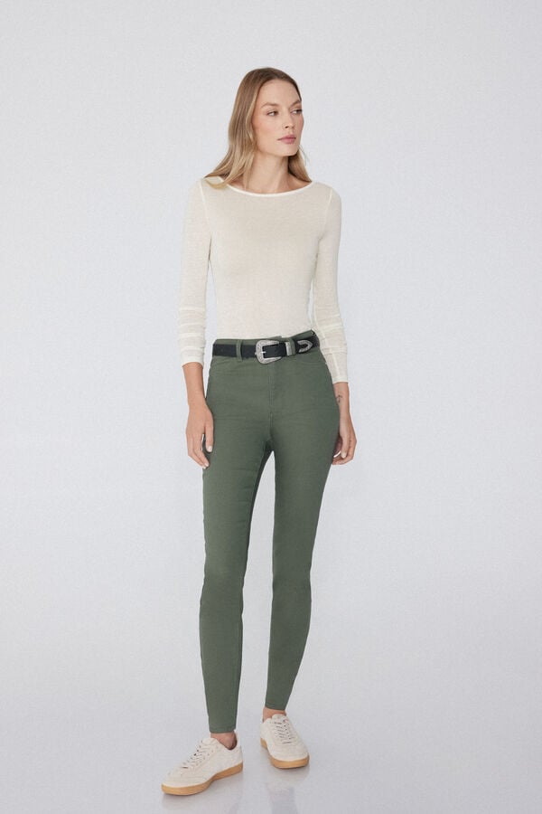 Tezenis Jeggings de Talle Alto con Efecto Push-Up Oferta exclusiva