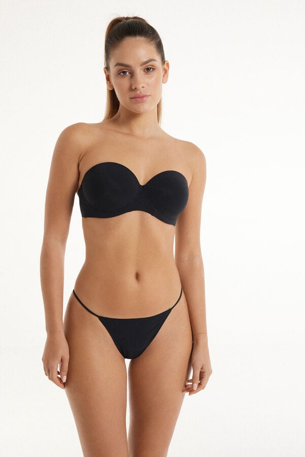 Tezenis Sujetador Bandeau con Relleno Ligero de Microfibra Reciclada Full Coverage Rebajas de fin de temporada