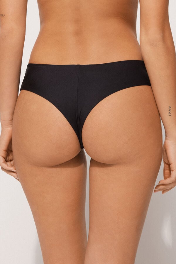 Tezenis Bikini Brasileño Alto y Reciclado con Frunce Lateral Precio ultrabajo