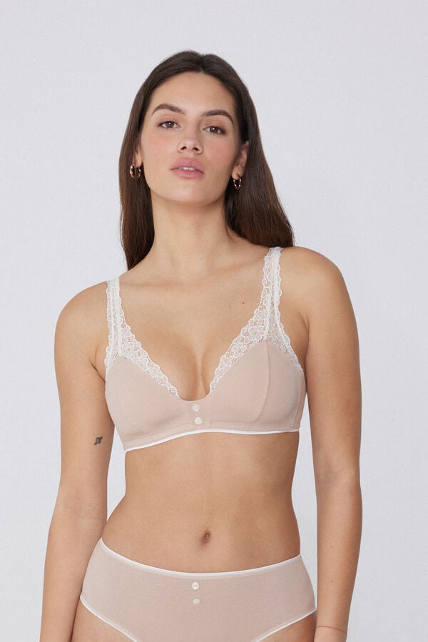 Tezenis Sujetador de Triángulo Havana con un Poco de Relleno Delicate Touch Últimos 3 días