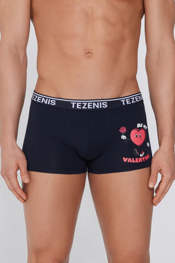 Tezenis Bóxer de Algodón Estampado con Bordes en Contraste con Logo Descuento por venta flash