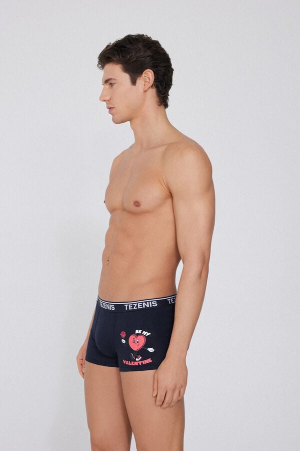 Tezenis Bóxer de Algodón Estampado con Bordes en Contraste con Logo Descuento por venta flash