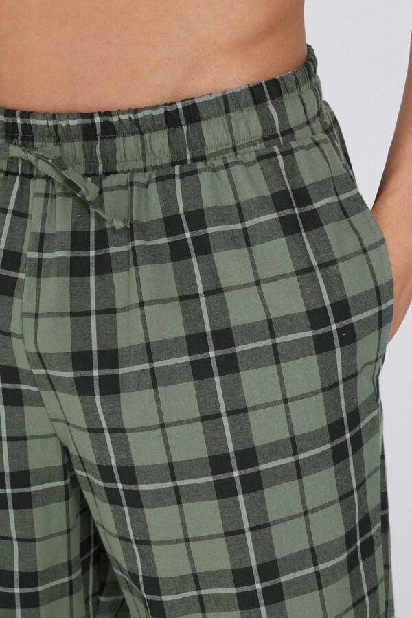Tezenis Pantalón Largo de Tela de Algodón con Bolsillos Grandes ahorros