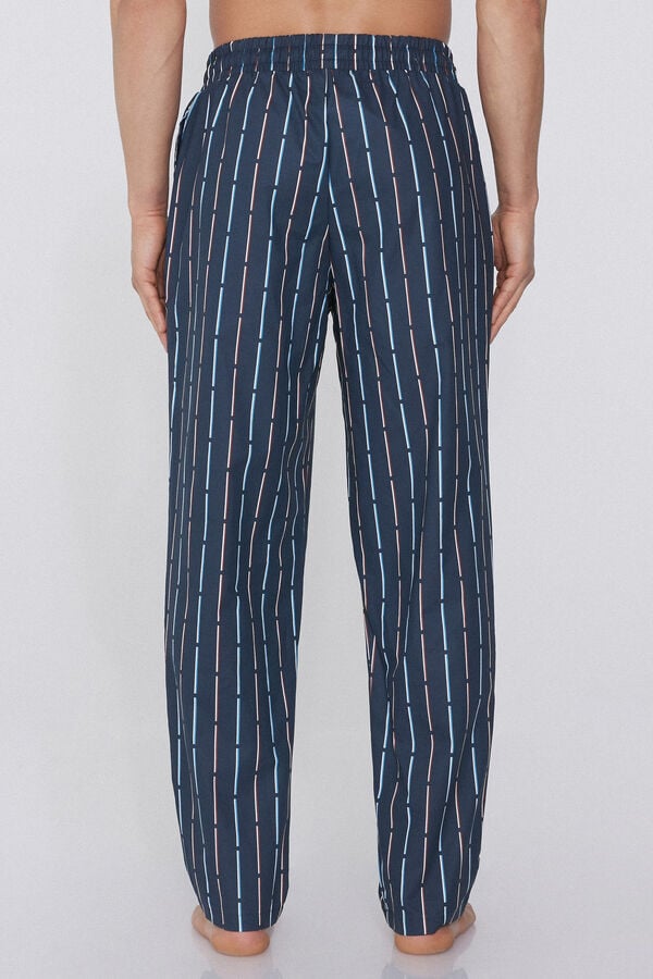 Tezenis Pantalón Largo de Tela de Algodón con Bolsillos 2025