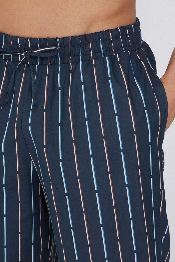 Tezenis Pantalón Largo de Tela de Algodón con Bolsillos 2025