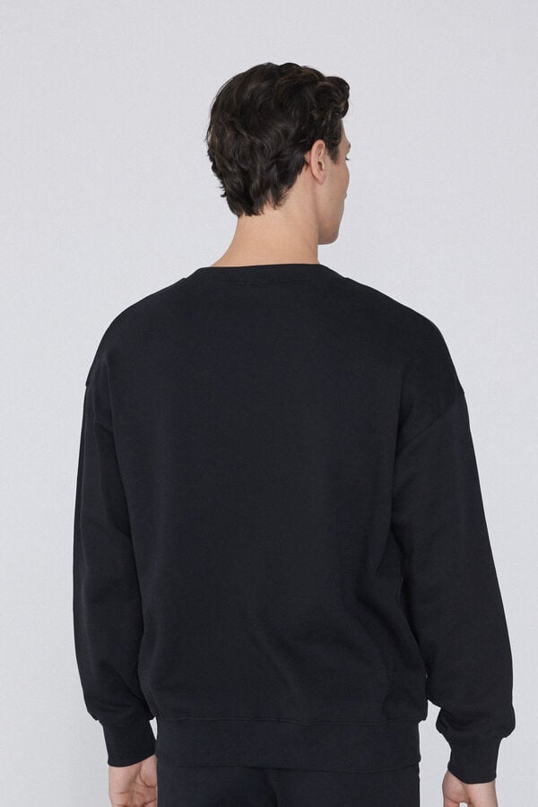 Tezenis Sudadera básica 100 algodón con cuello redondo Venta caliente