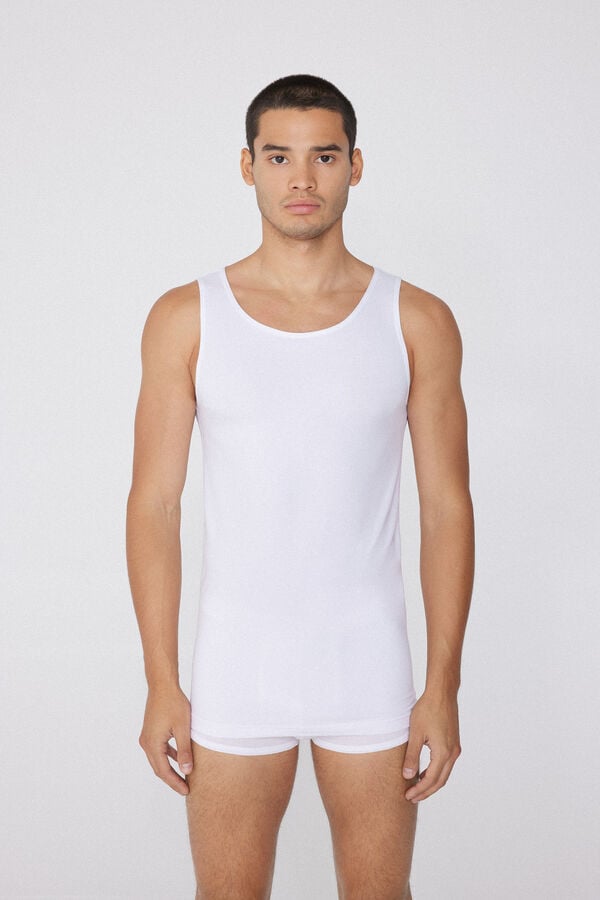Tezenis Camiseta de Tirantes Anchos de Algodón Elástico Los más vendidos