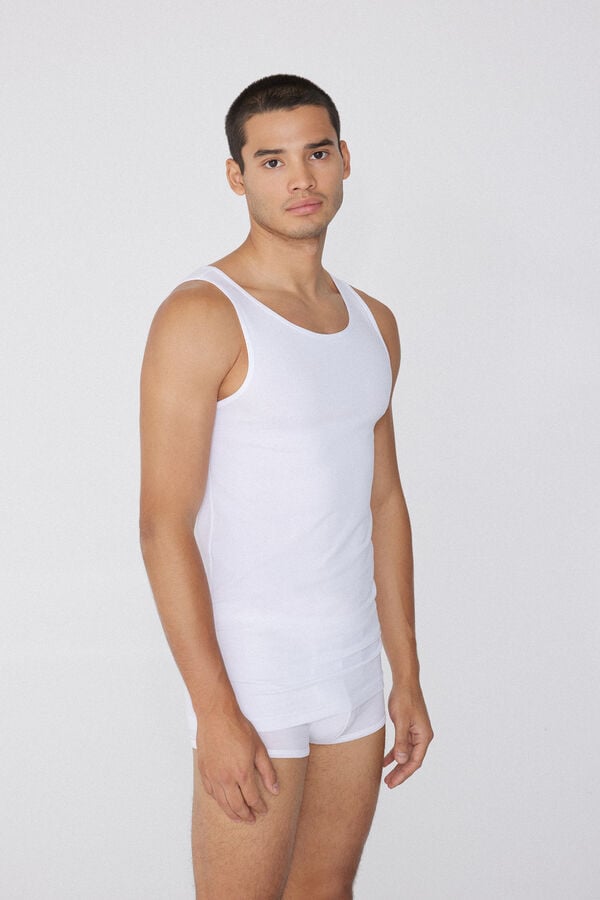 Tezenis Camiseta de Tirantes Anchos de Algodón Elástico Los más vendidos