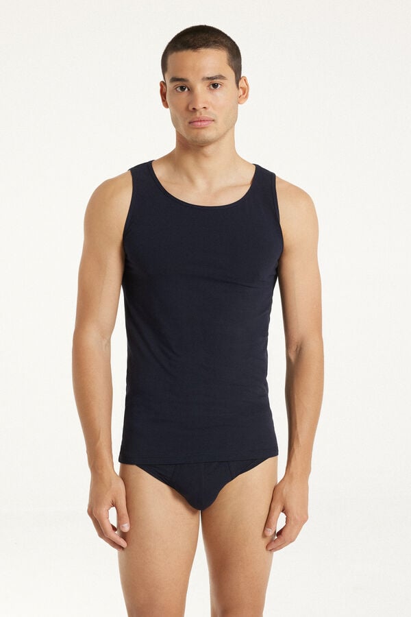 Tezenis Camiseta de Tirantes Anchos de Algodón Elástico Ventas relámpago