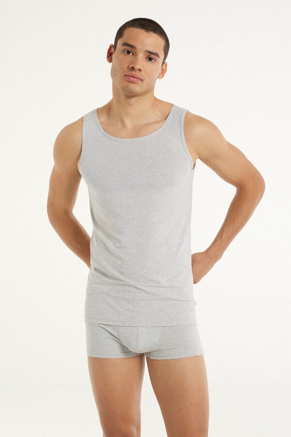 Tezenis Camiseta de Tirantes Anchos de Algodón Elástico Descuento