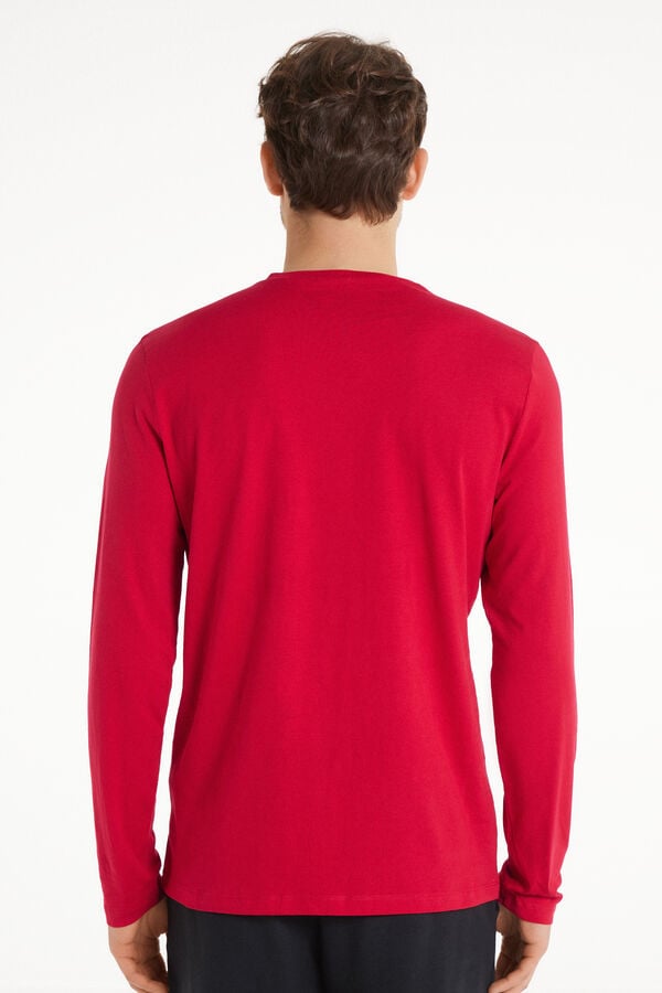 Tezenis Camiseta 100% algodón manga larga y cuello redondo hombre Tienda