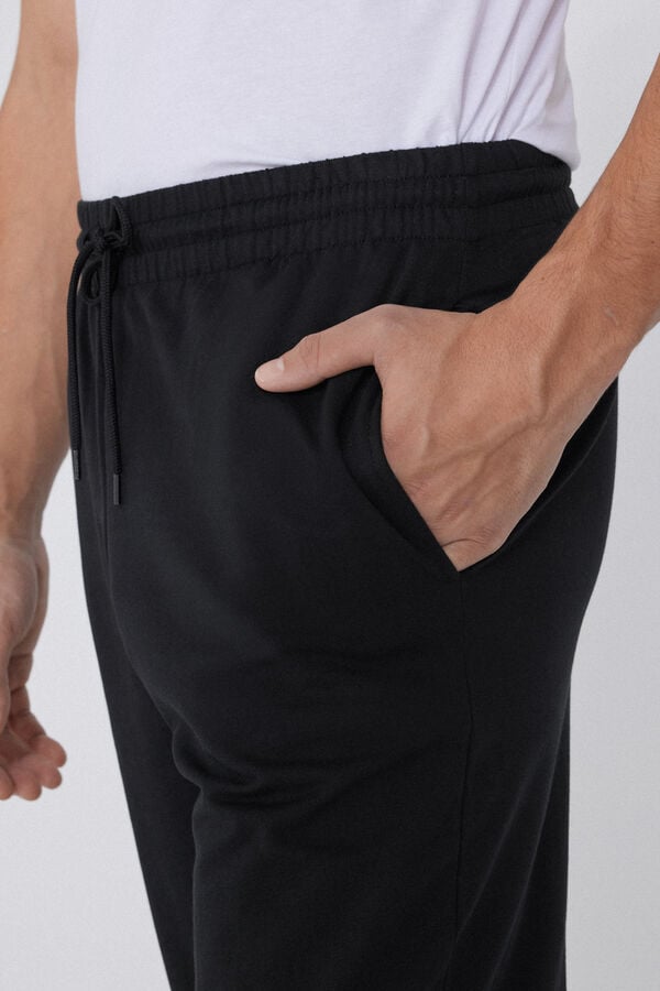 Tezenis Pantalones Largos de Felpa con Bolsillos Oferta especial