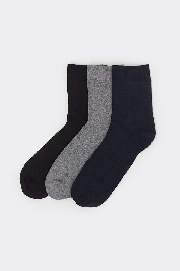 Tezenis 3 Pares Calcetines Cortos Algodón Término Hombre Precio de fábrica