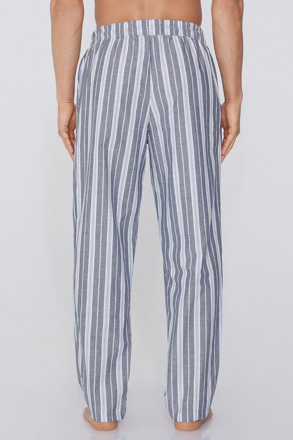 Tezenis Pantalón Largo de Tela de Algodón con Bolsillos Tienda de fábrica