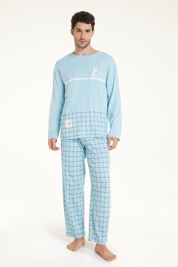 Tezenis Pijama Largo de Algodón Grueso Tenis Descuento por venta flash