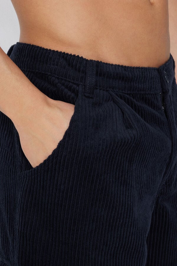 Tezenis Pantalones Largos Cargo Terciopelo Canalé Niña Rebajas