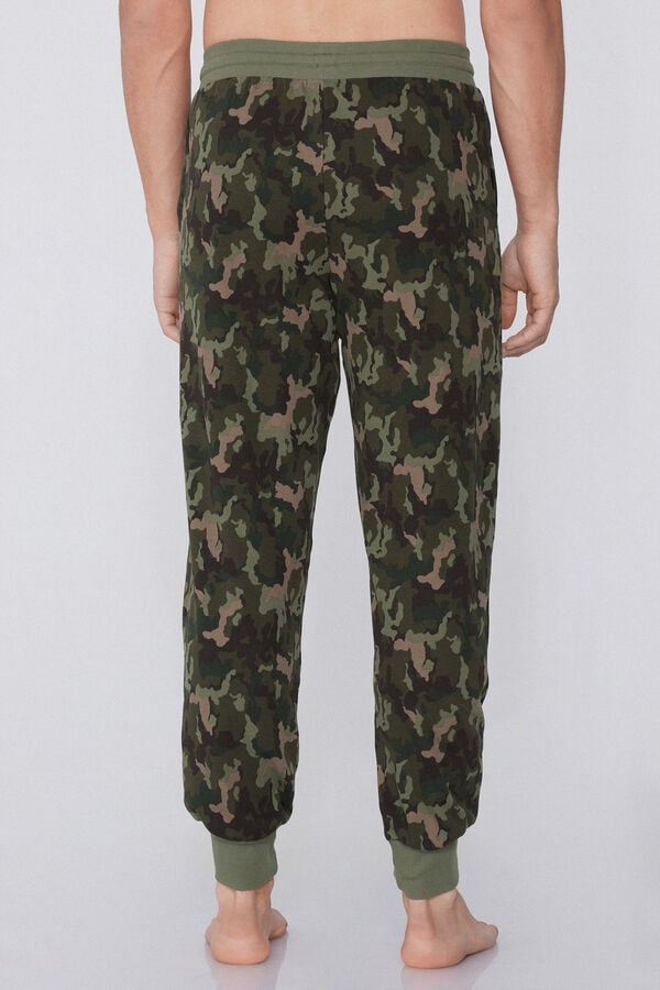 Tezenis Pantalón de Chándal de Algodón Grueso con Estampado y Bolsillos Ofertas