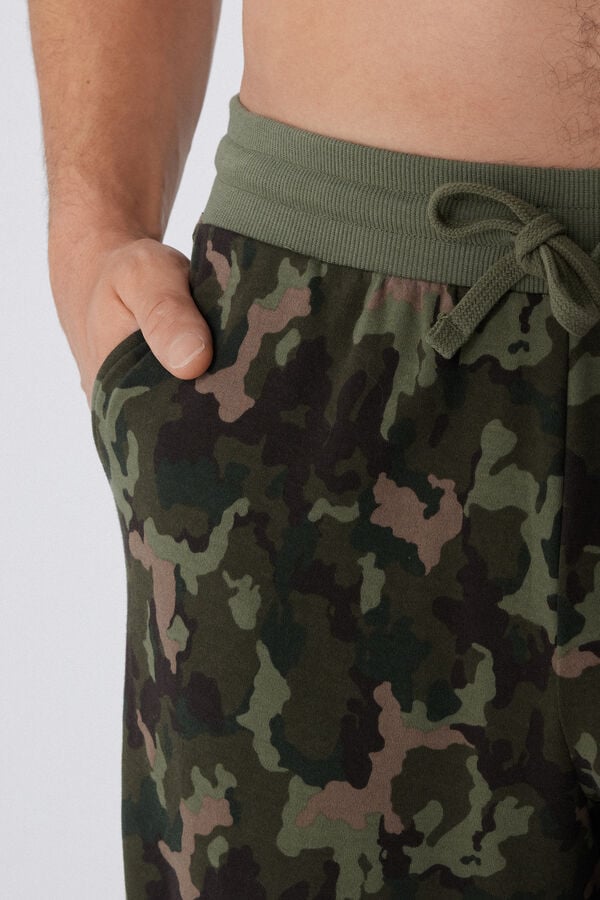 Tezenis Pantalón de Chándal de Algodón Grueso con Estampado y Bolsillos Ofertas