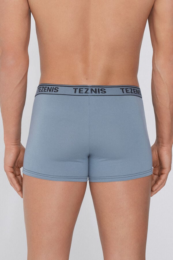 Tezenis Bóxer de Algodón Orgánico con Costuras en Contraste con Logo Descuento