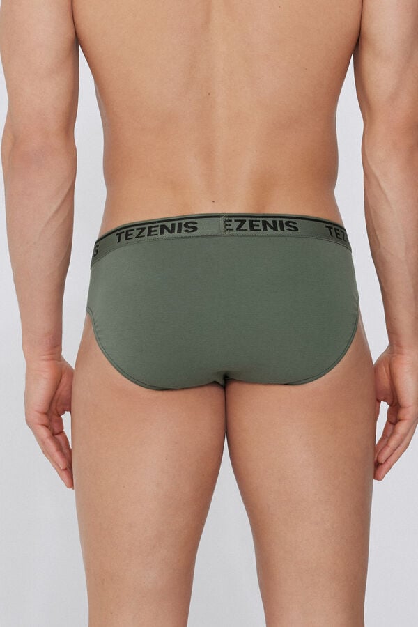 Tezenis Calzoncillos de Algodón con Costuras en Contraste con Logo Rebajas online