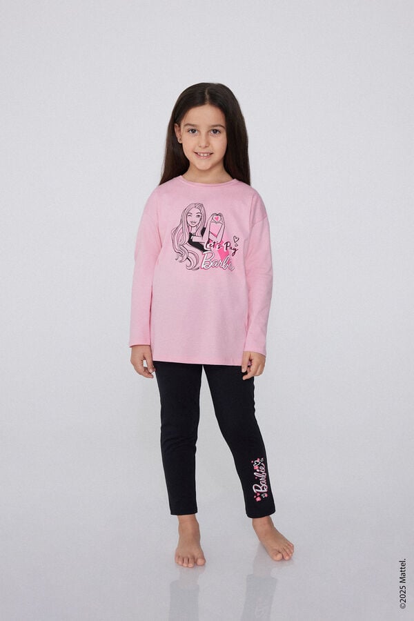 Tezenis Pijama Largo Algodón Estampado Barbie para Niña Último día