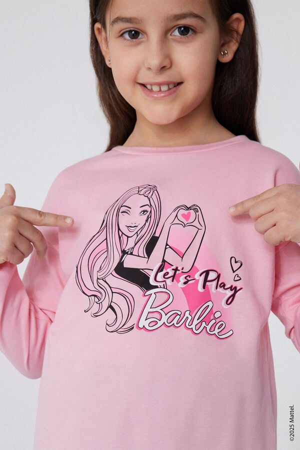 Tezenis Pijama Largo Algodón Estampado Barbie para Niña Último día