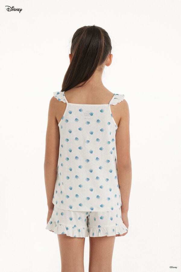 Tezenis Pijama Corto de Algodón con Estampado de Minnie de Disney para Niña Precios de Black Friday