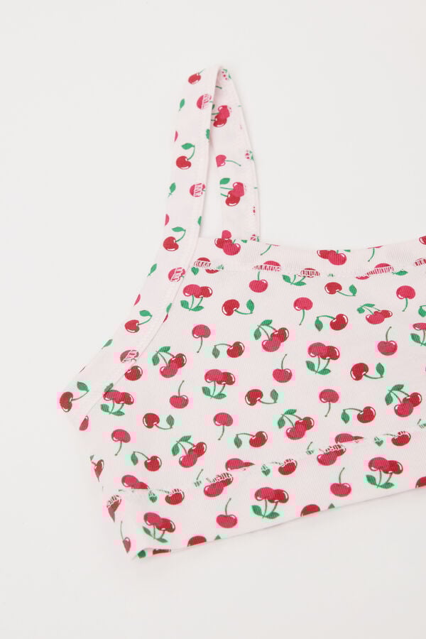 Tezenis Brasier Niña Basic de Algodón Estampado Ofertas especiales