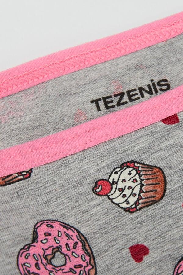 Tezenis Culotte Basic de Algodón Estampado para Niña Rebajas de fin de temporada
