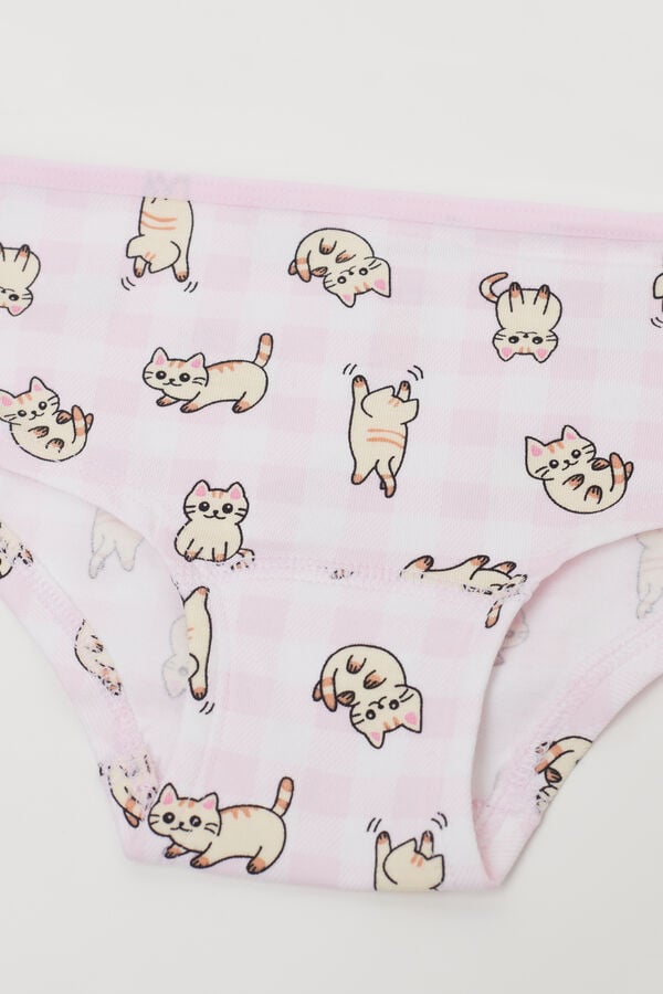 Tezenis Culotte Basic de Algodón Estampado para Niña 2025