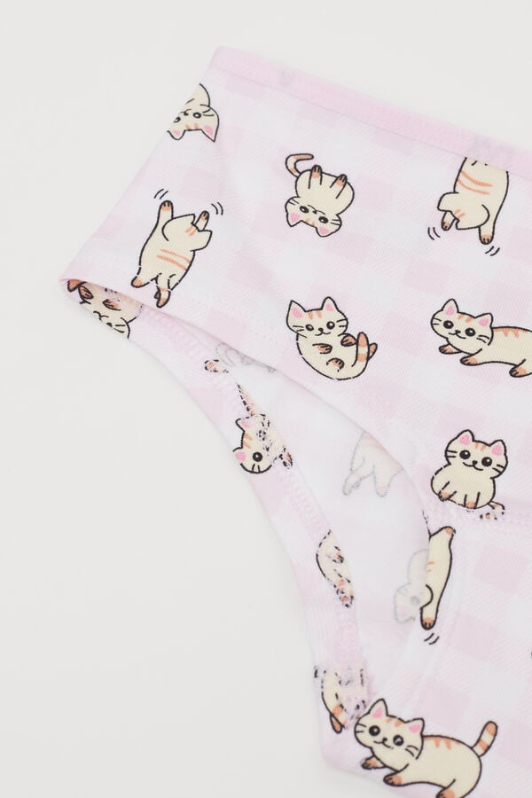 Tezenis Culotte Basic de Algodón Estampado para Niña 2025