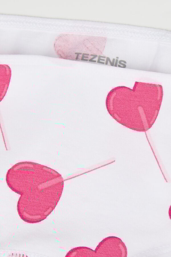 Tezenis Culotte Basic de Algodón Estampado para Niña En oferta
